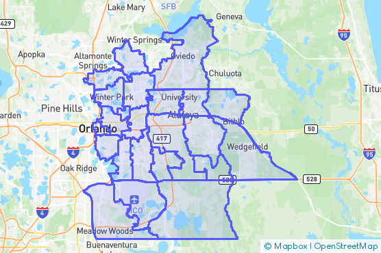 Service Area Map