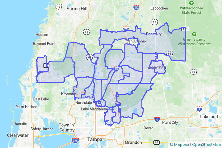 Service Area Map