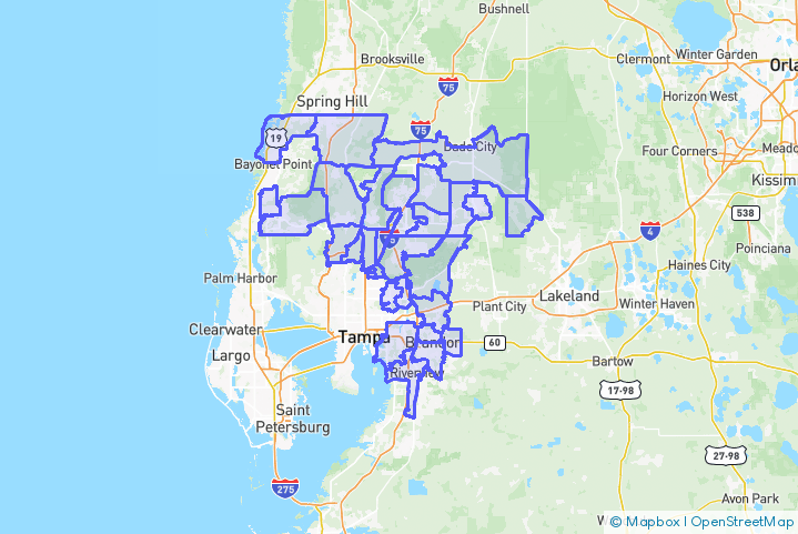Service Area Map