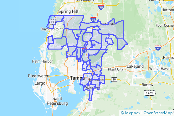 Service Area Map