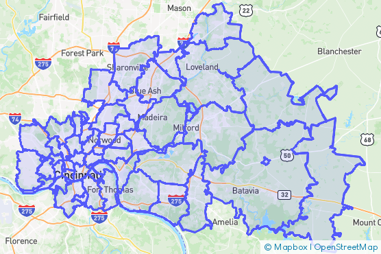 Service Area Map