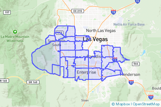 Service Area Map
