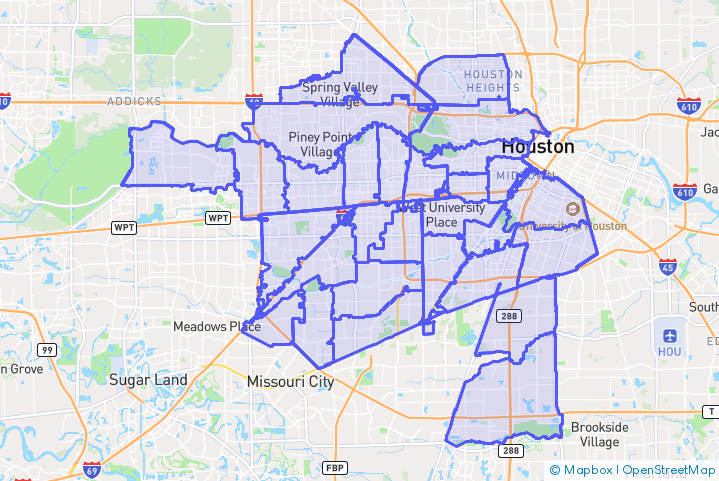 Service Area Map