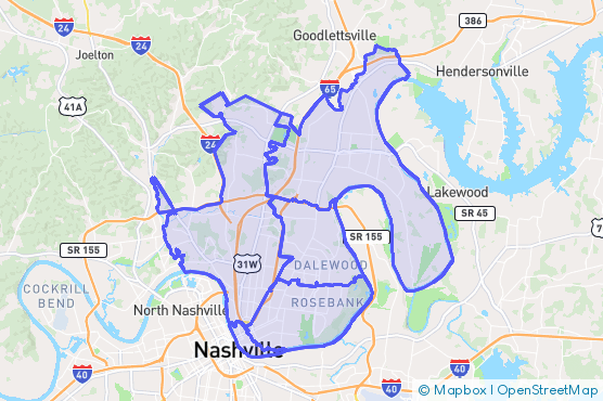 Service Area Map