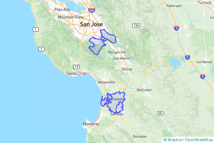 Service Area Map