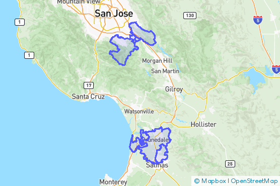 Service Area Map