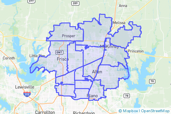 Service Area Map