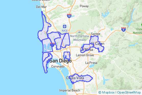 Service Area Map