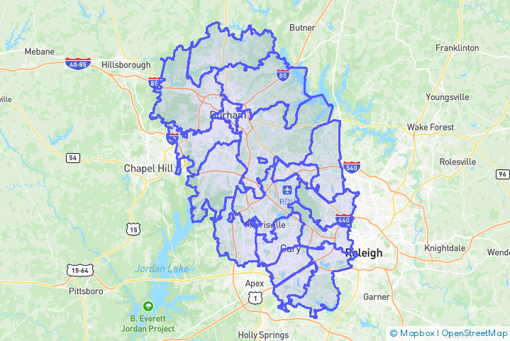 Service Area Map