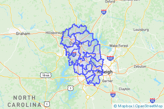 Service Area Map