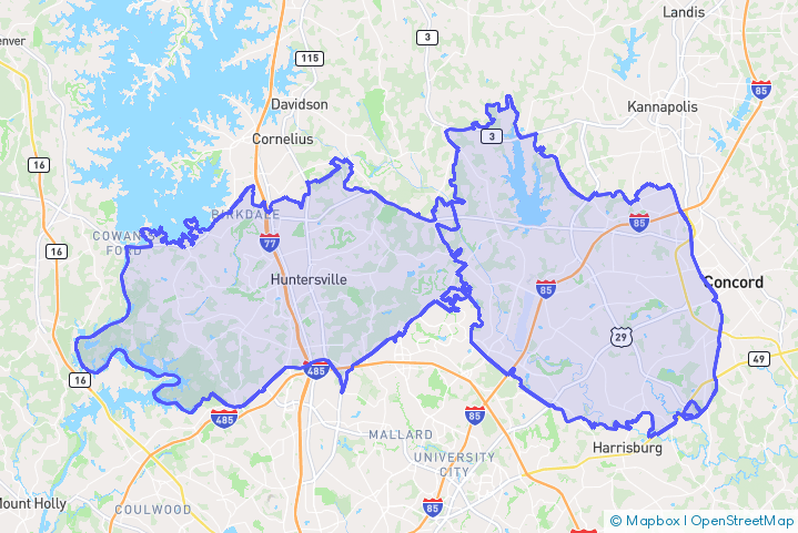 Service Area Map