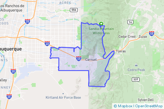 Service Area Map