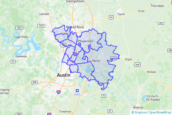Service Area Map