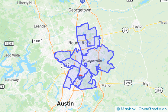 Service Area Map