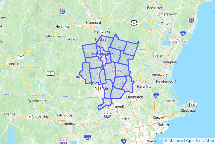 Service Area Map
