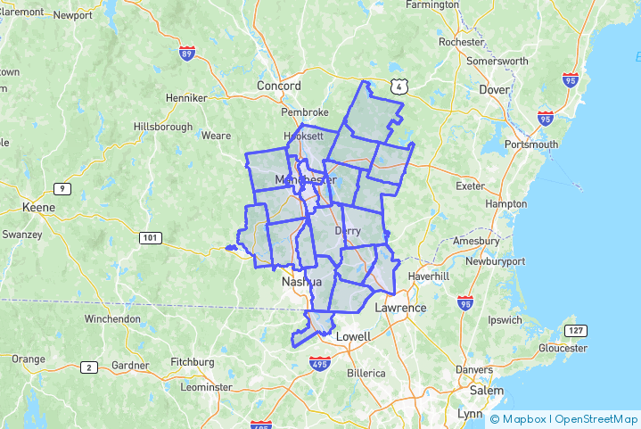 Service Area Map