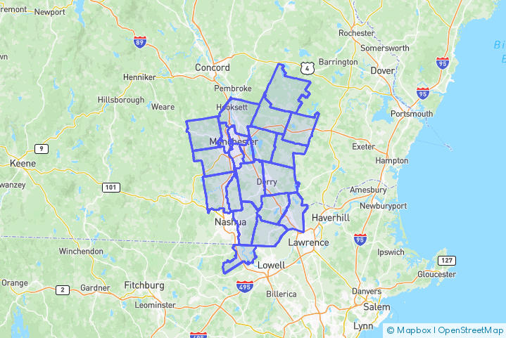 Service Area Map