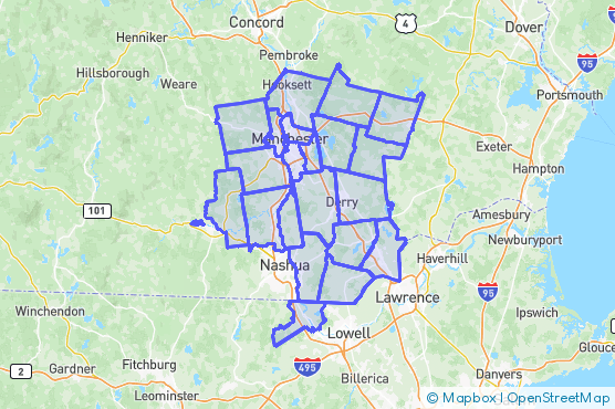 Service Area Map