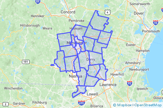 Service Area Map