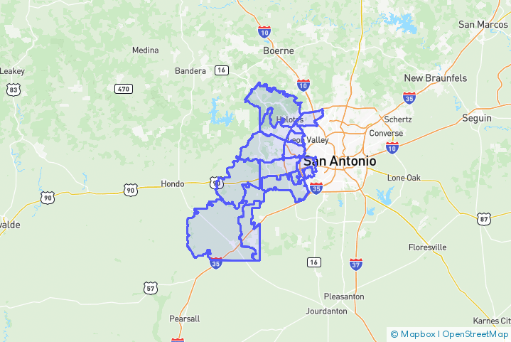 Service Area Map