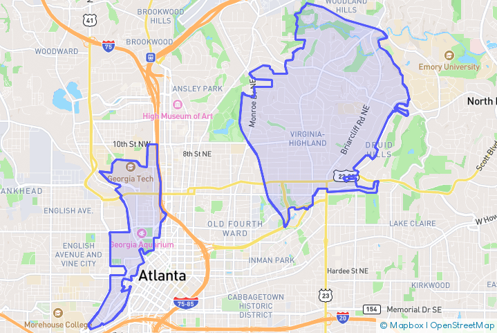 Service Area Map