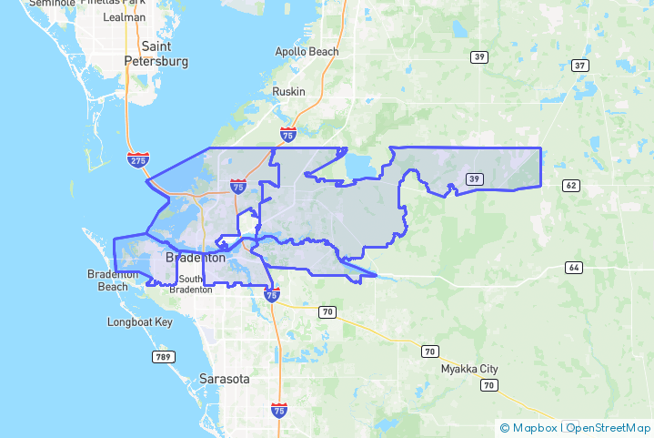 Service Area Map