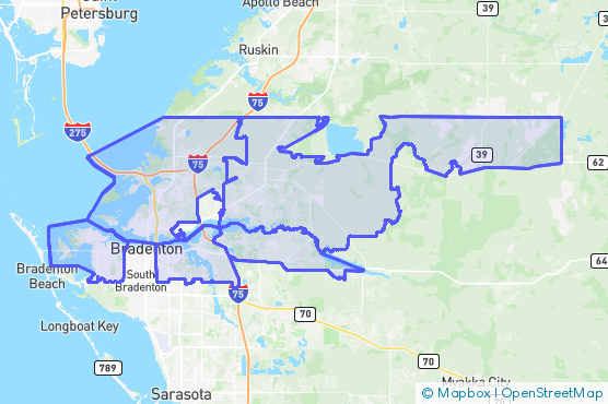 Service Area Map