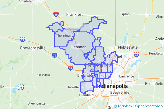 Service Area Map
