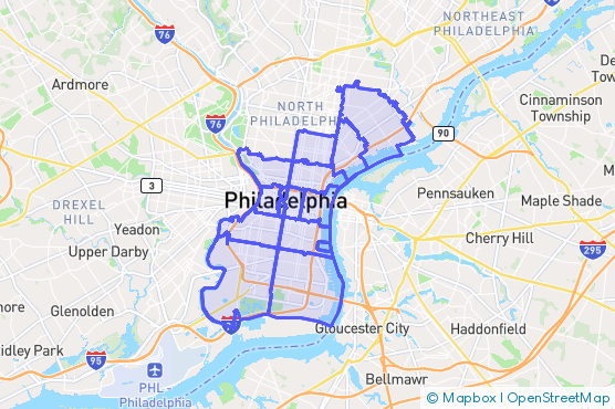 Service Area Map