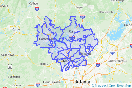 Service Area Map
