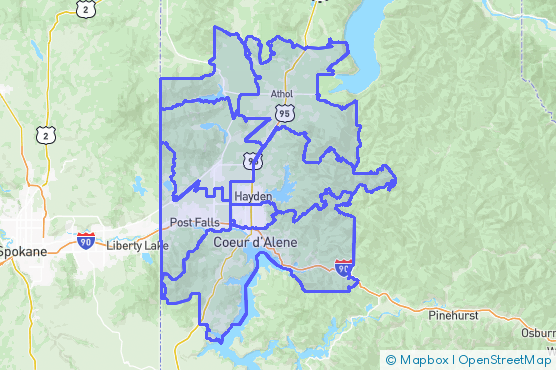 Service Area Map
