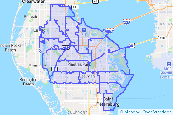 Service Area Map