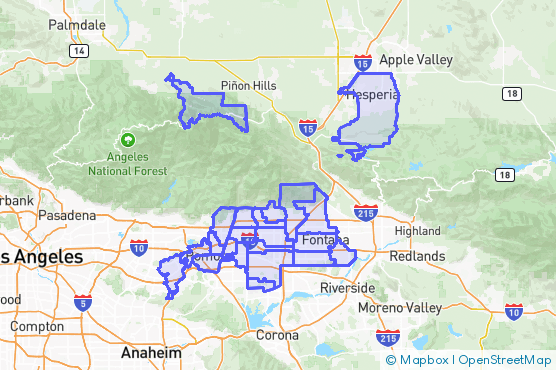 Service Area Map