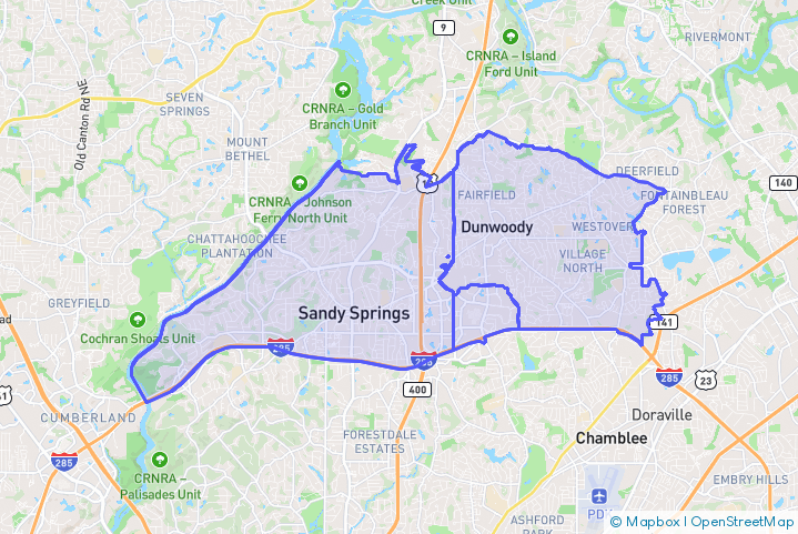 Service Area Map