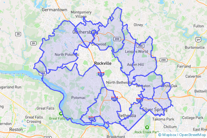 Service Area Map