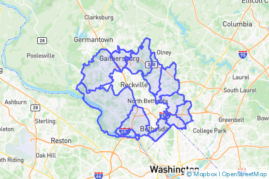 Service Area Map