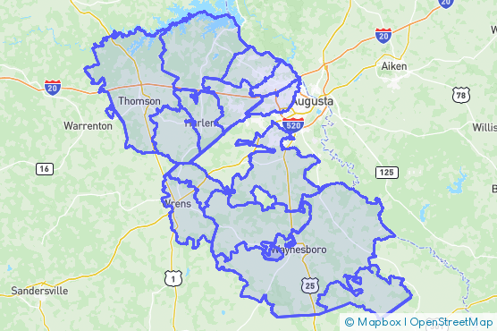 Service Area Map
