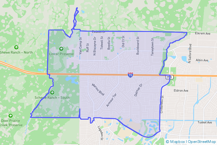 Service Area Map