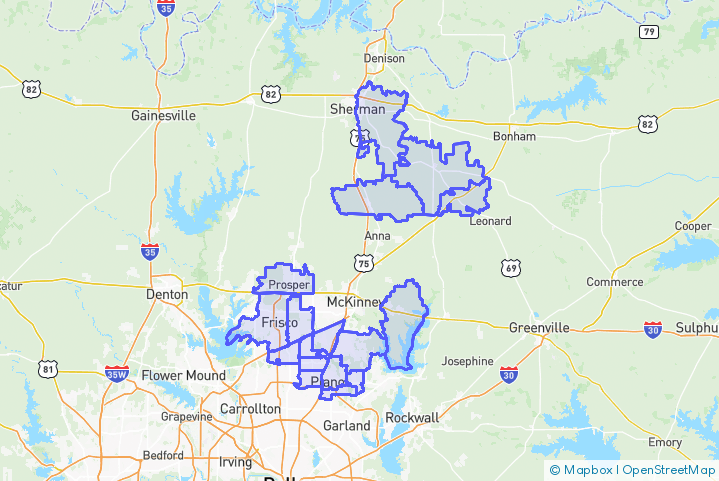 Service Area Map