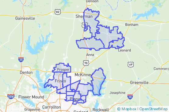 Service Area Map
