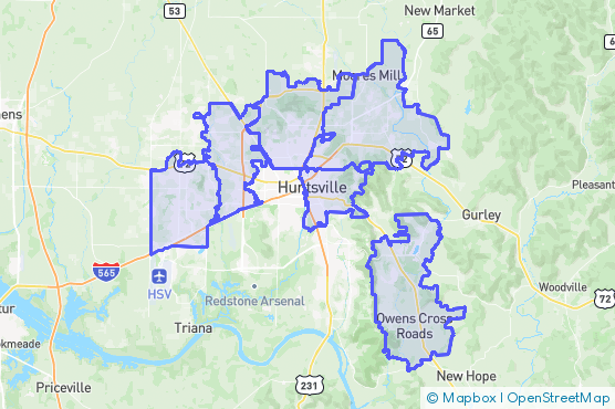Service Area Map