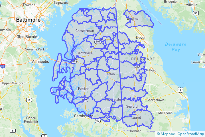 Service Area Map