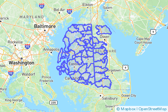 Service Area Map
