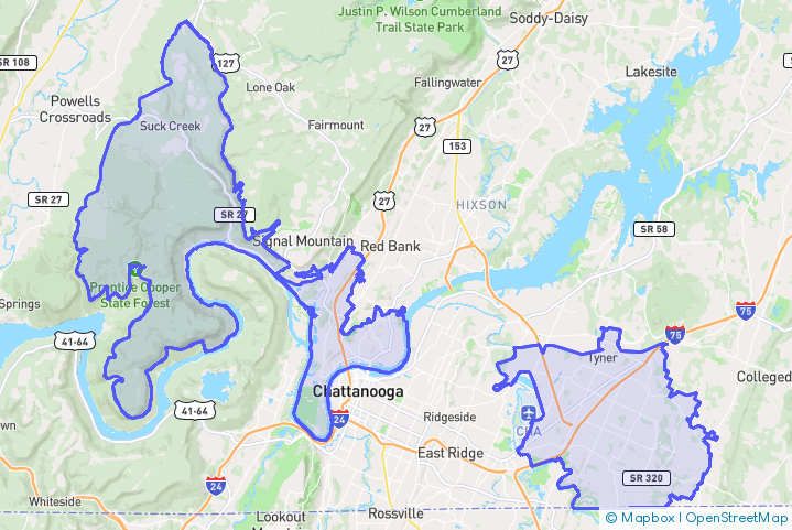 Service Area Map