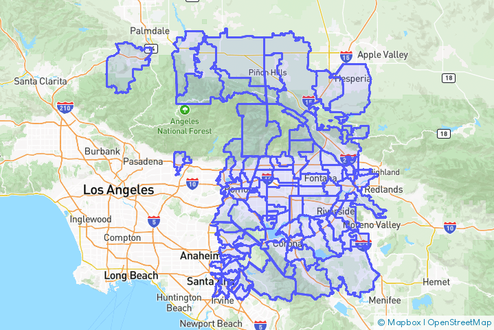 Service Area Map