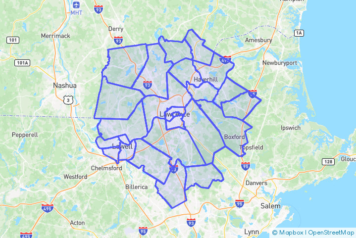 Service Area Map
