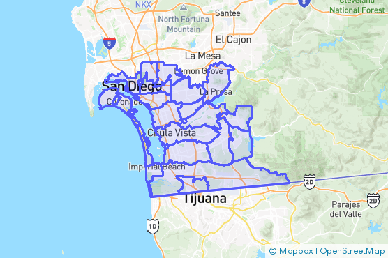 Service Area Map