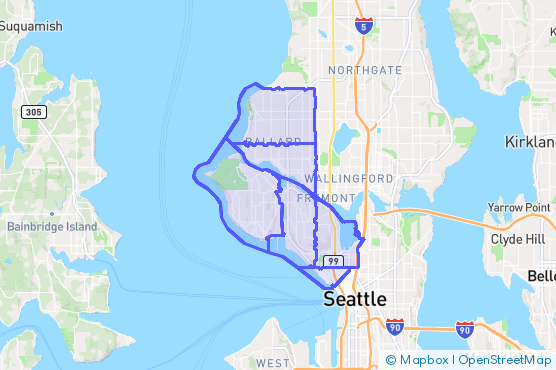 Service Area Map