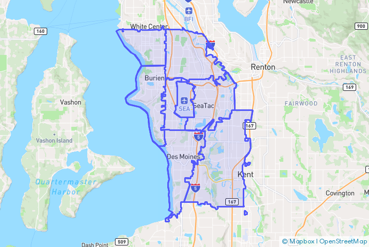 Service Area Map