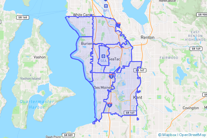Service Area Map